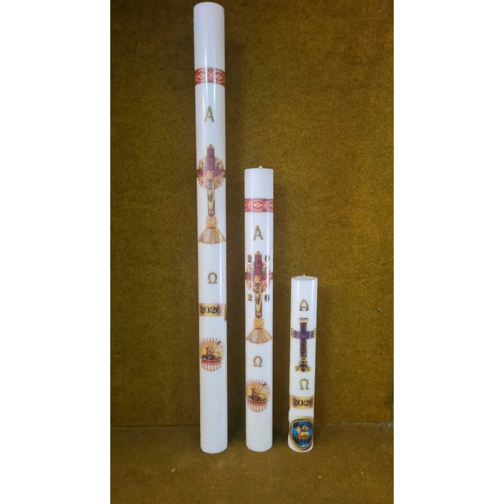LILIN PASKAH STEARIN TINGGI 100 CM