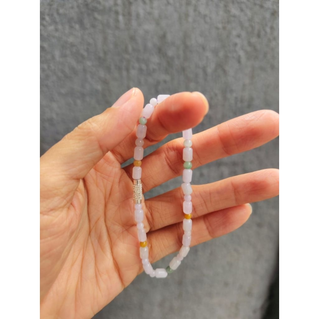 Gelang giok warna ungu