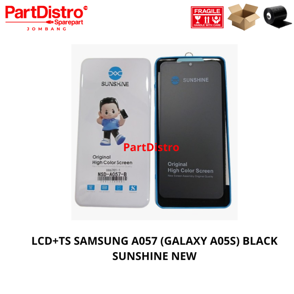 LCD+TS SAMSUNG A057 (GALAXY A05S) BLACK SUNSHINE NEW