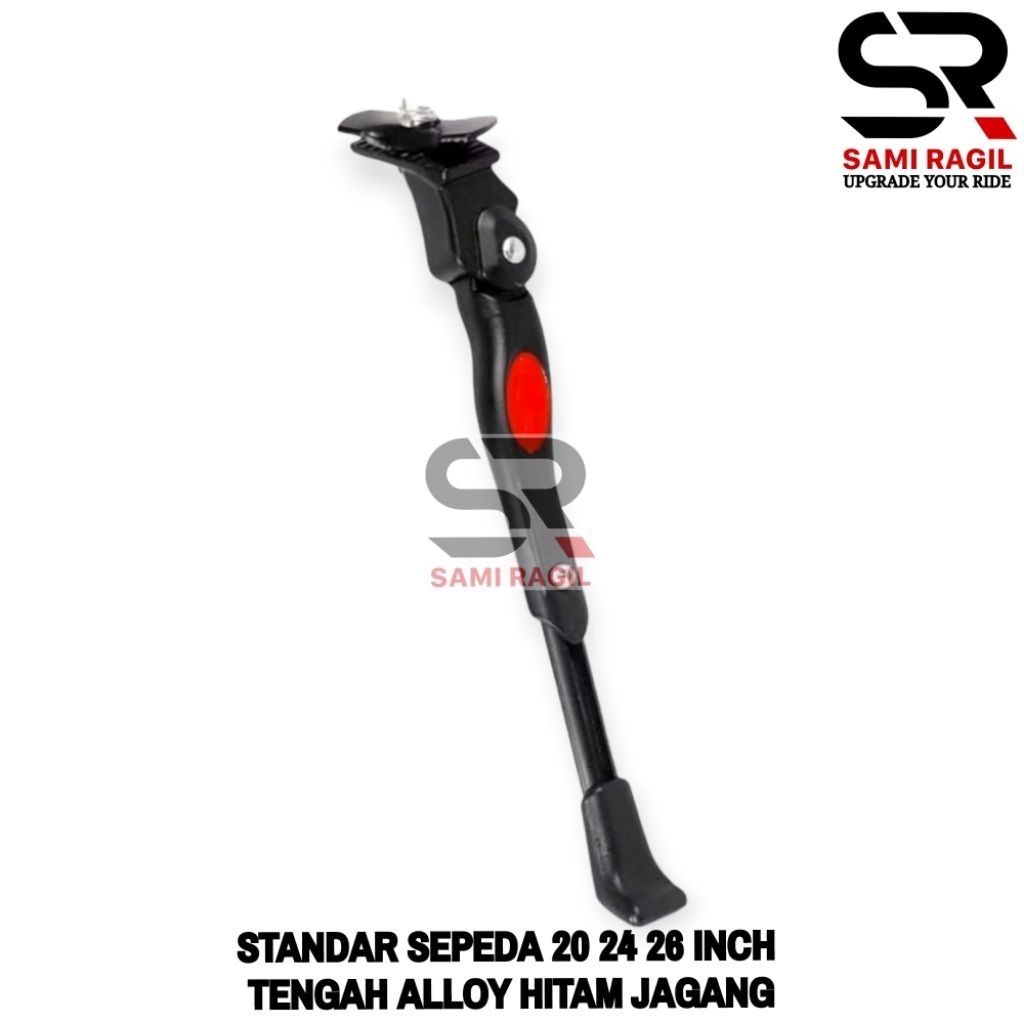 STANDAR SEPEDA 20 24 26 INCH TENGAH ALLOY MTB LIPAT MINION BMX FEDERAL FIXIE MODEL ALUMUNIUM HITAM J