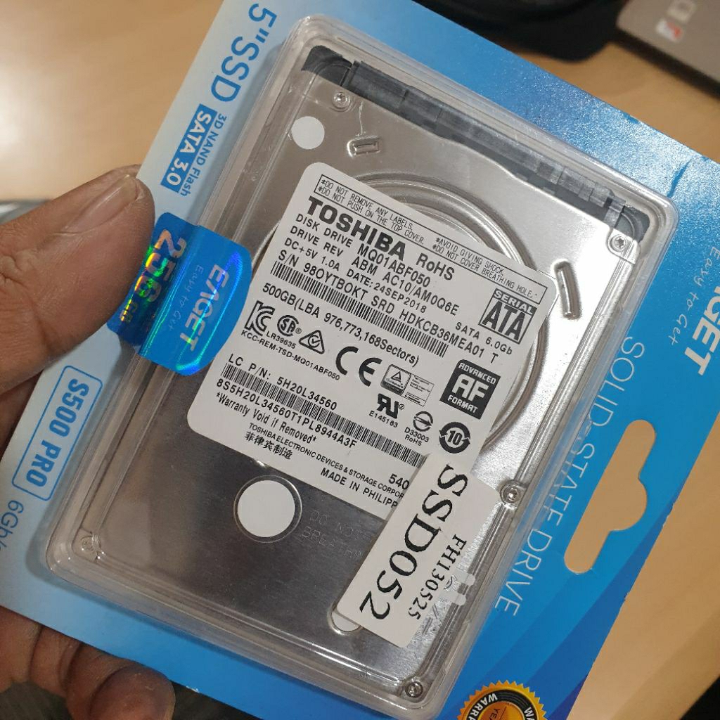 HARDISK  INTERNAL LAPTOP 500GB - SLIM 2.5 INCH