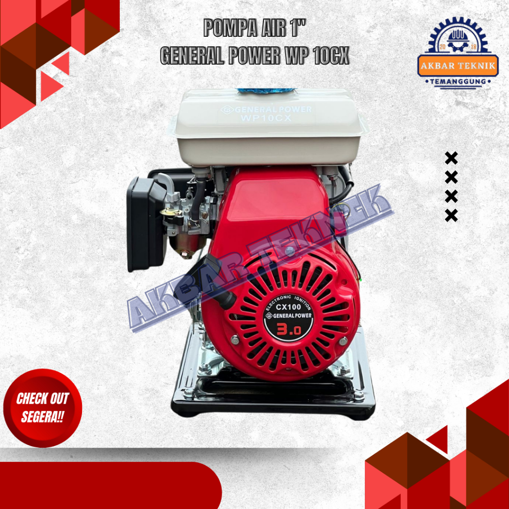 Pompa Air WaterPump 1dim 1,5 dim General Power WP 10CX WP 15CX - Pompa Irigasi
