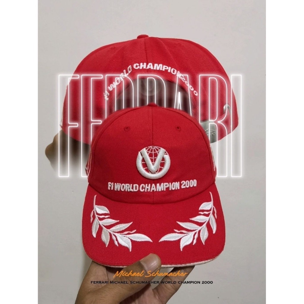 Topi F1 Ferrari Michael Schumacher World Champion 2000