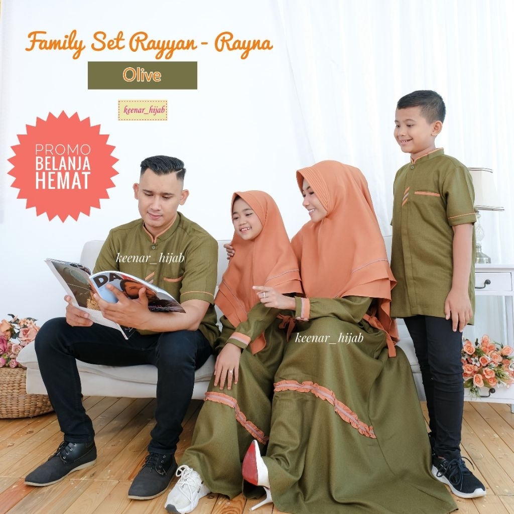 sarimbit lebaran rayyan rayna olive gy