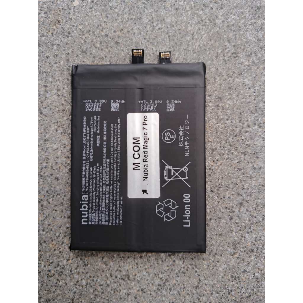 Baterai Nubia Red Magic 7 Pro Batre RedMagic 7 Pro NX709J Li3923T89P8h636590 5000mAh
