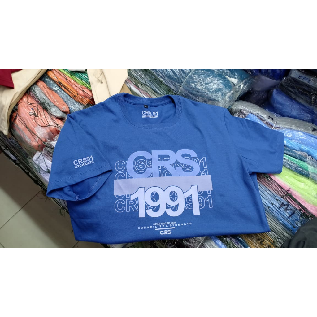 Kaos Distro CRS 91 Tshirt Baju Pria CRS 91 Print DTF Cotton Combed 24s Tulis dicatata Untuk Pemiliha