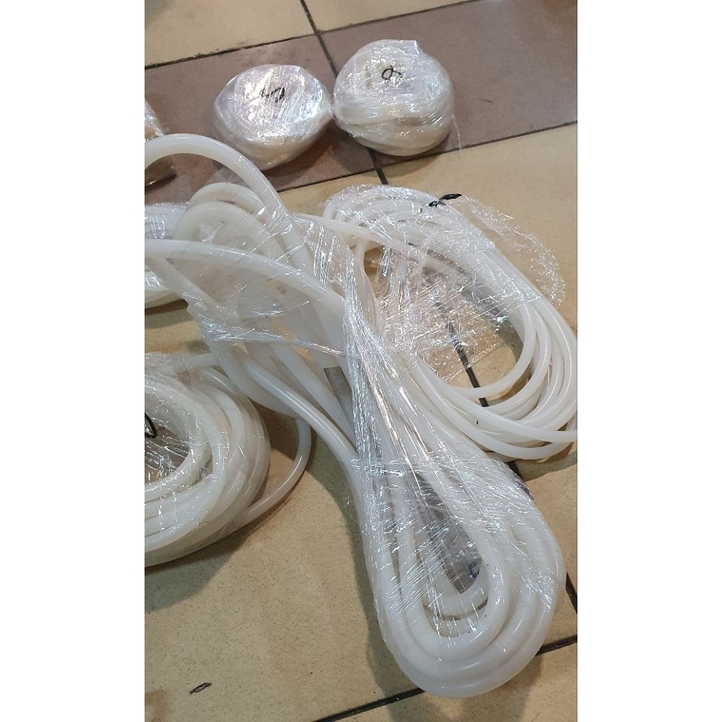 Oring silikon padat 6mm meteran / o-ring cord silicone