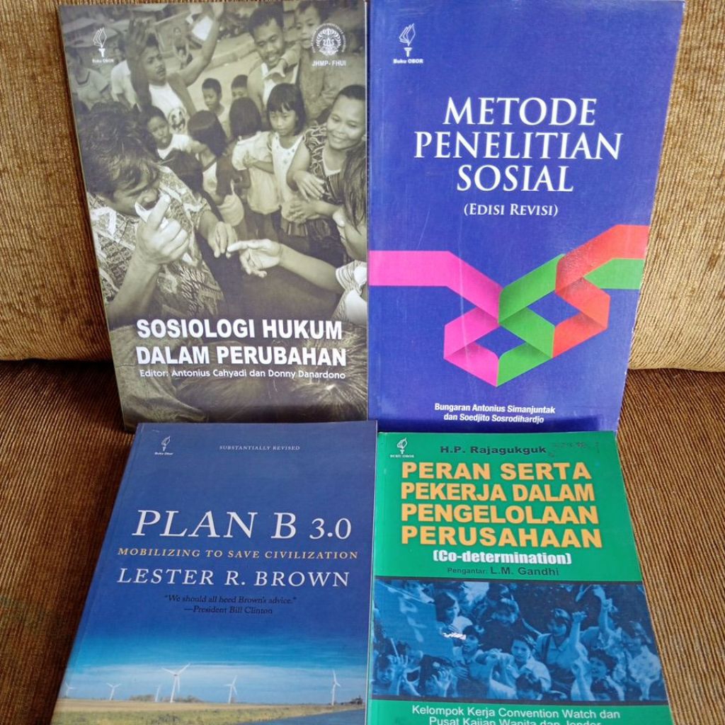 Buku plan B 3.0 / metode penelitian sosial / sosiologi hukum dalam perubahan / peran serta pekerja d
