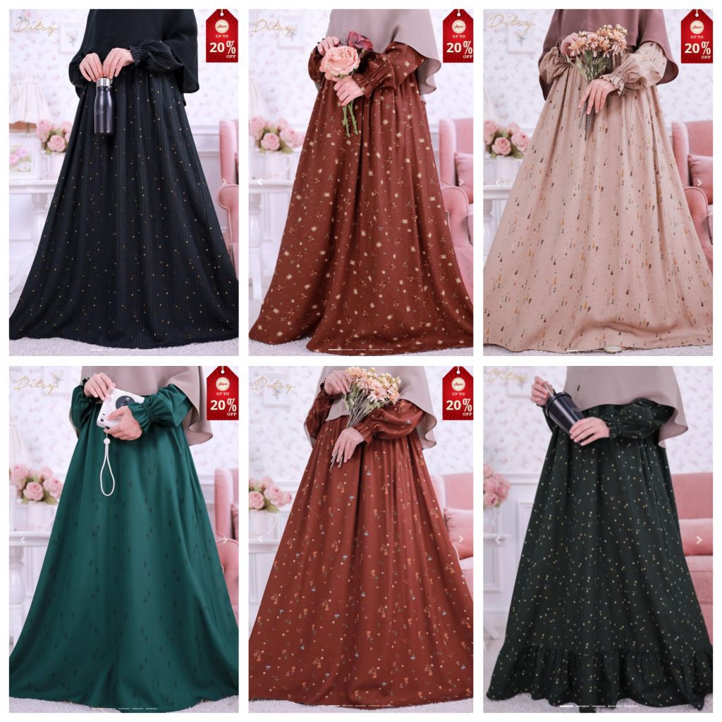 Ditsy Reject Maret uk. M L Farfella Neira Meva Priya Ster  - Nightgown Ditsy