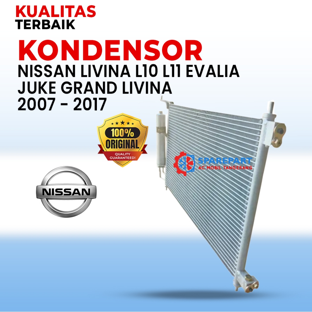 Kondensor AC Mobil NISSAN LIVINA EVALIA JUKE GRAND LIVINA