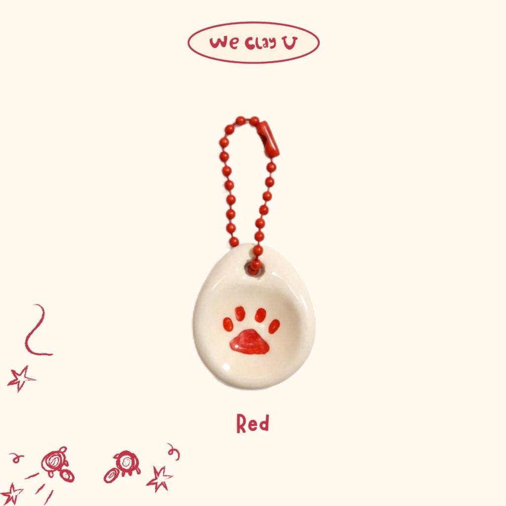 Kenanganpawon Worry Stone Clay Charms Gantungan Worry Stone Unik Fidget Toys Hadiah Lucu Bag Charms