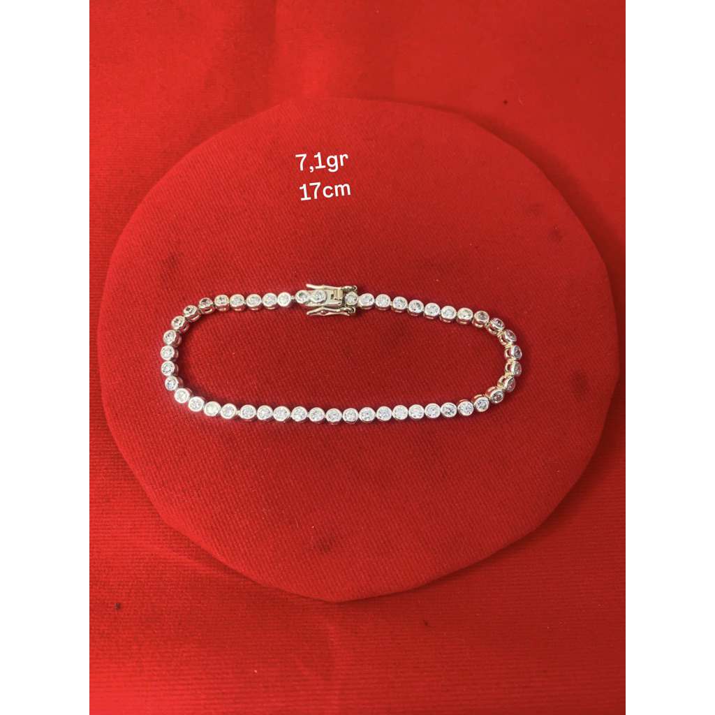 Perhiasan Gelang Perak Mata"