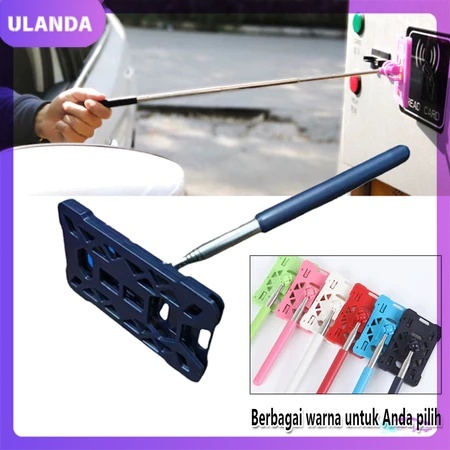 65CM Tongkat E Toll Tuas Teleskopik Stainless Premium Flexibel Anti Jatuh Tongkat Kartu E Tol
