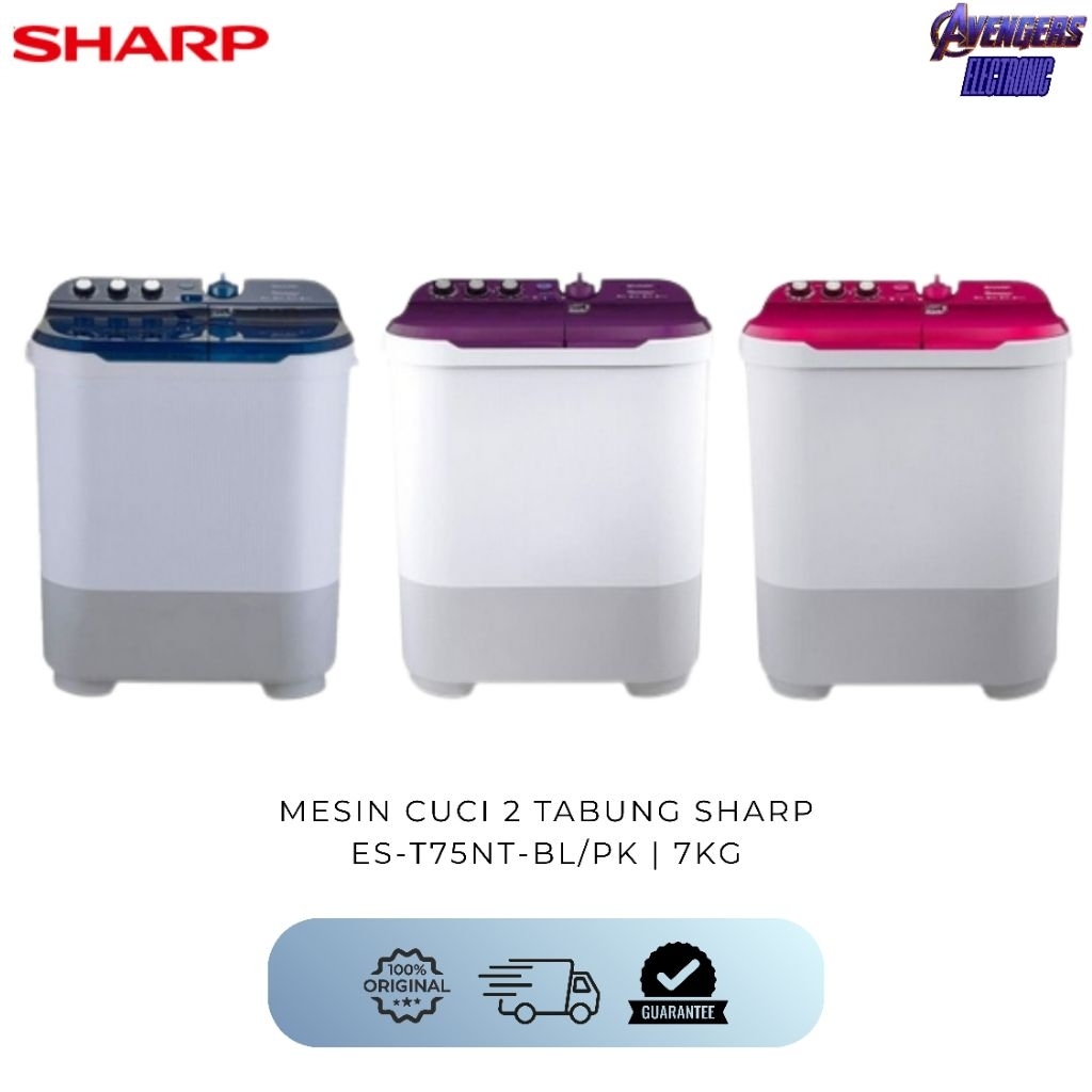 Sharp Mesin Cuci 2 Tabung 7kg & 9kg