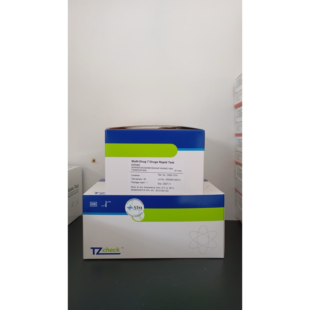 Tes Narkoba 7 parameter soma merk TZ check (satuan)