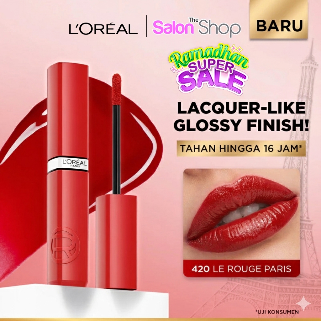 L'Oreal Paris Cosmetic Loreal Infaillible Laque Resistance Lipstik Transferproof Longlasting gdkd01