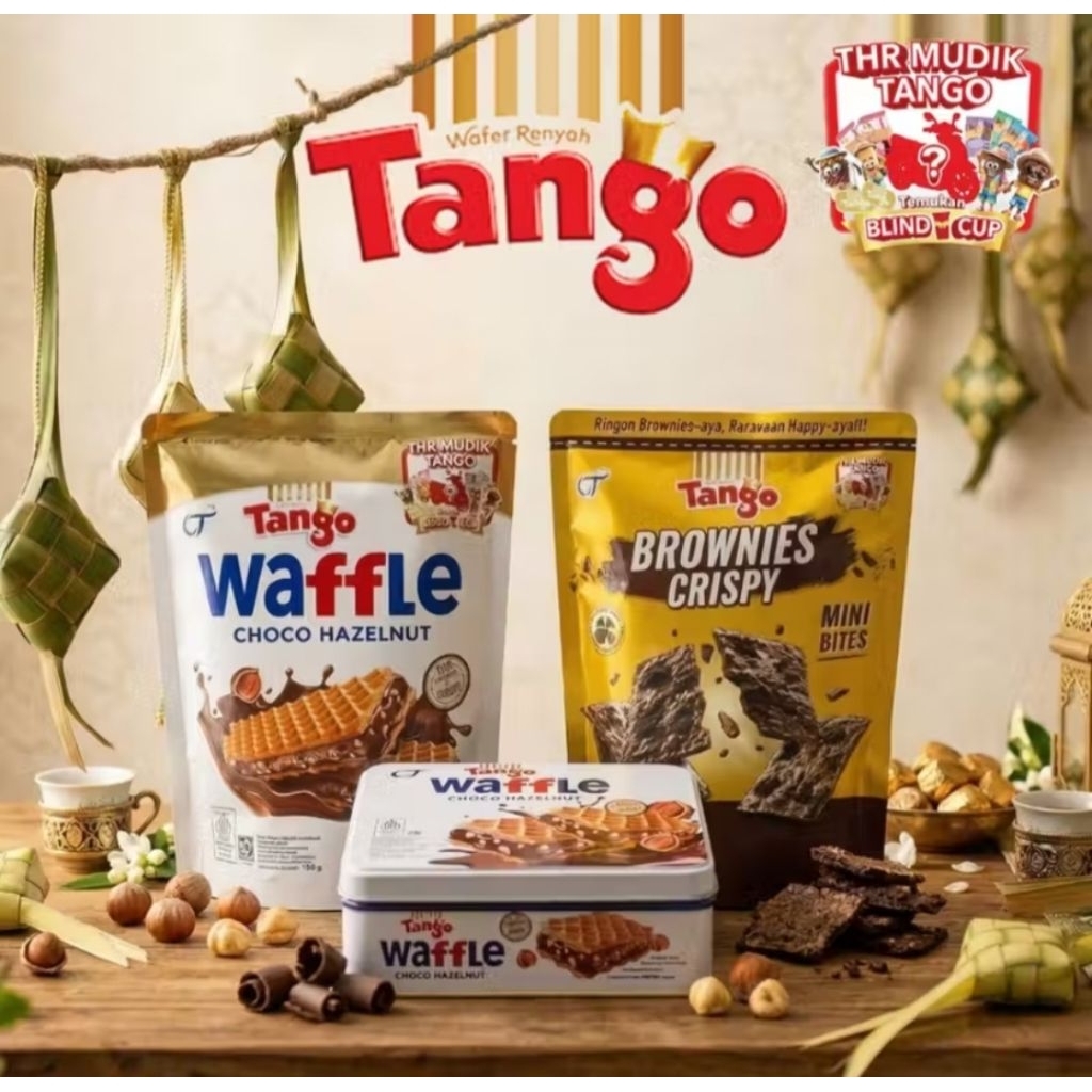 TANGO WAFFLE , TANGO BROWNIES CRISPY , TANGO EMOJI , GOOD TIME POUCH