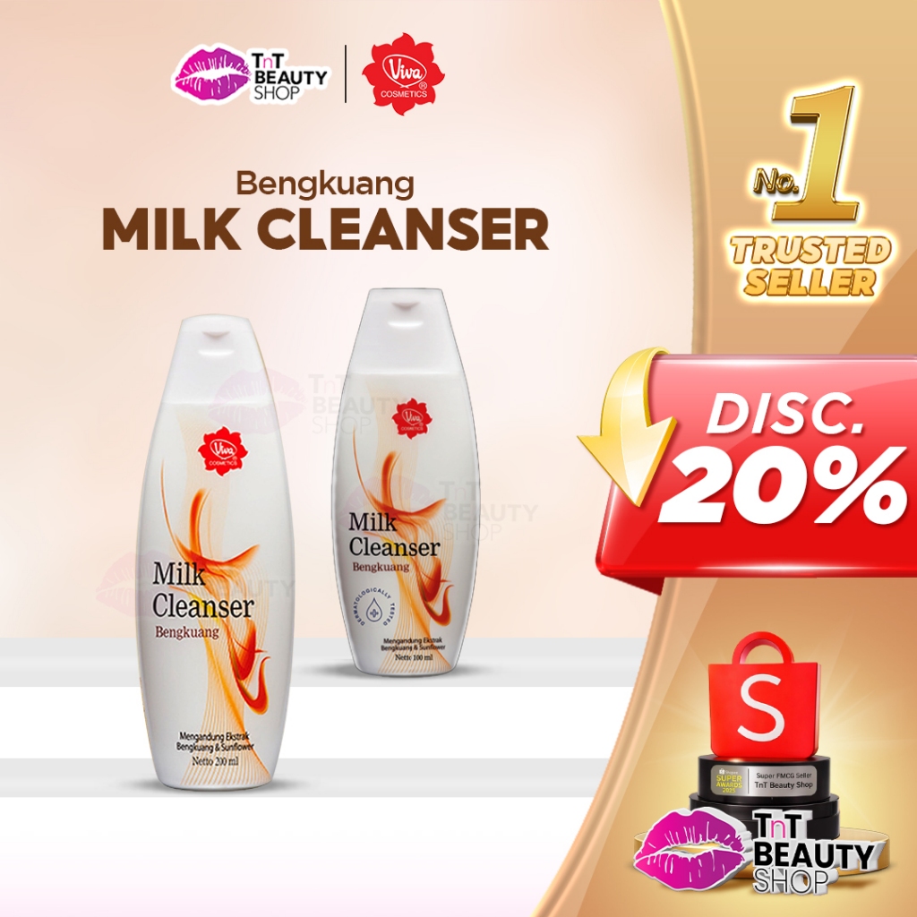 Viva Milk Cleanser Bengkoang 100 ml & 200 ml | Tnt Beauty Shop