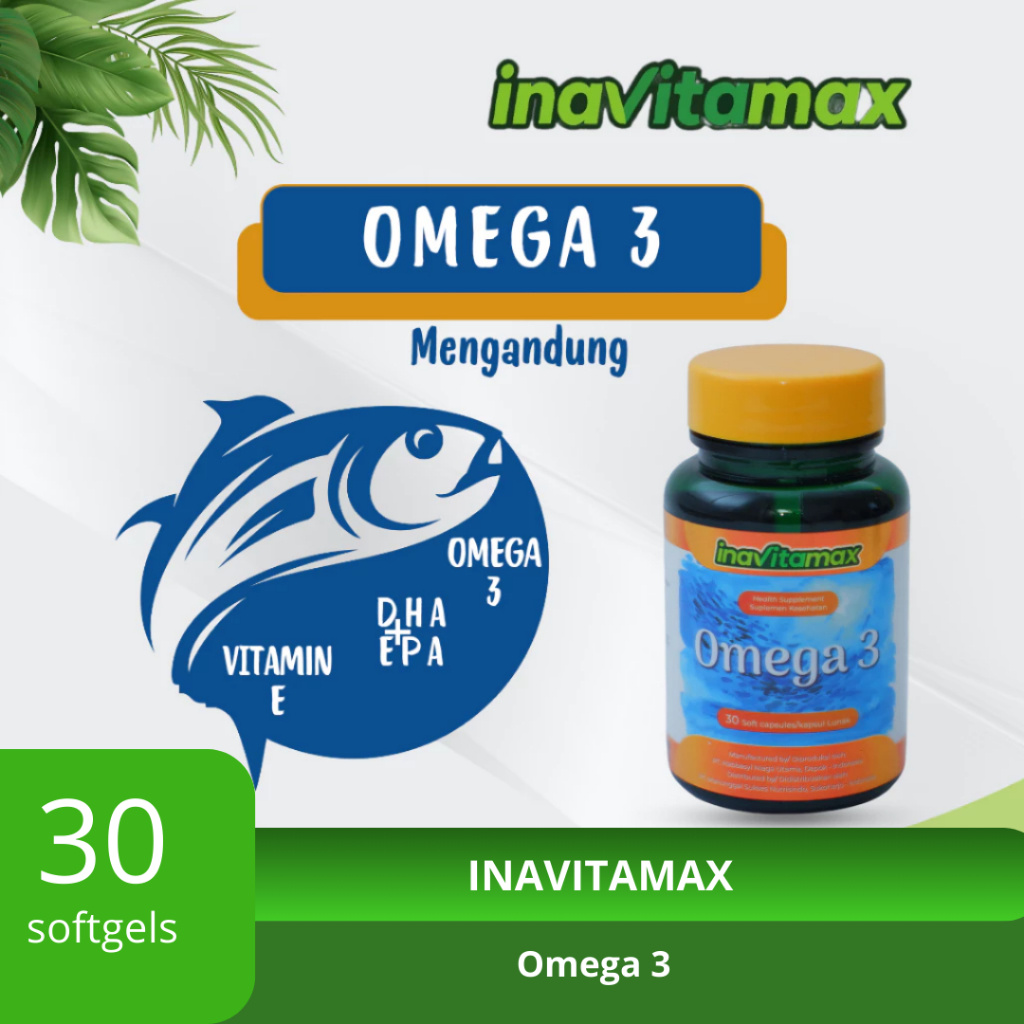 Inavitamax Omega 3 - 30 Softgels