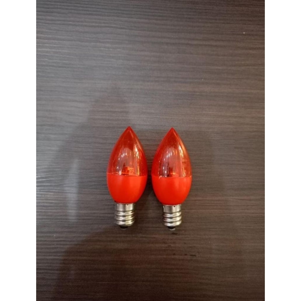 [LAMPU] Bola Lampu LED E12 LIGT Merah/Bola Lampu Merah Kristal/Bola Lampu Motif Kristal/Bola Lampu L