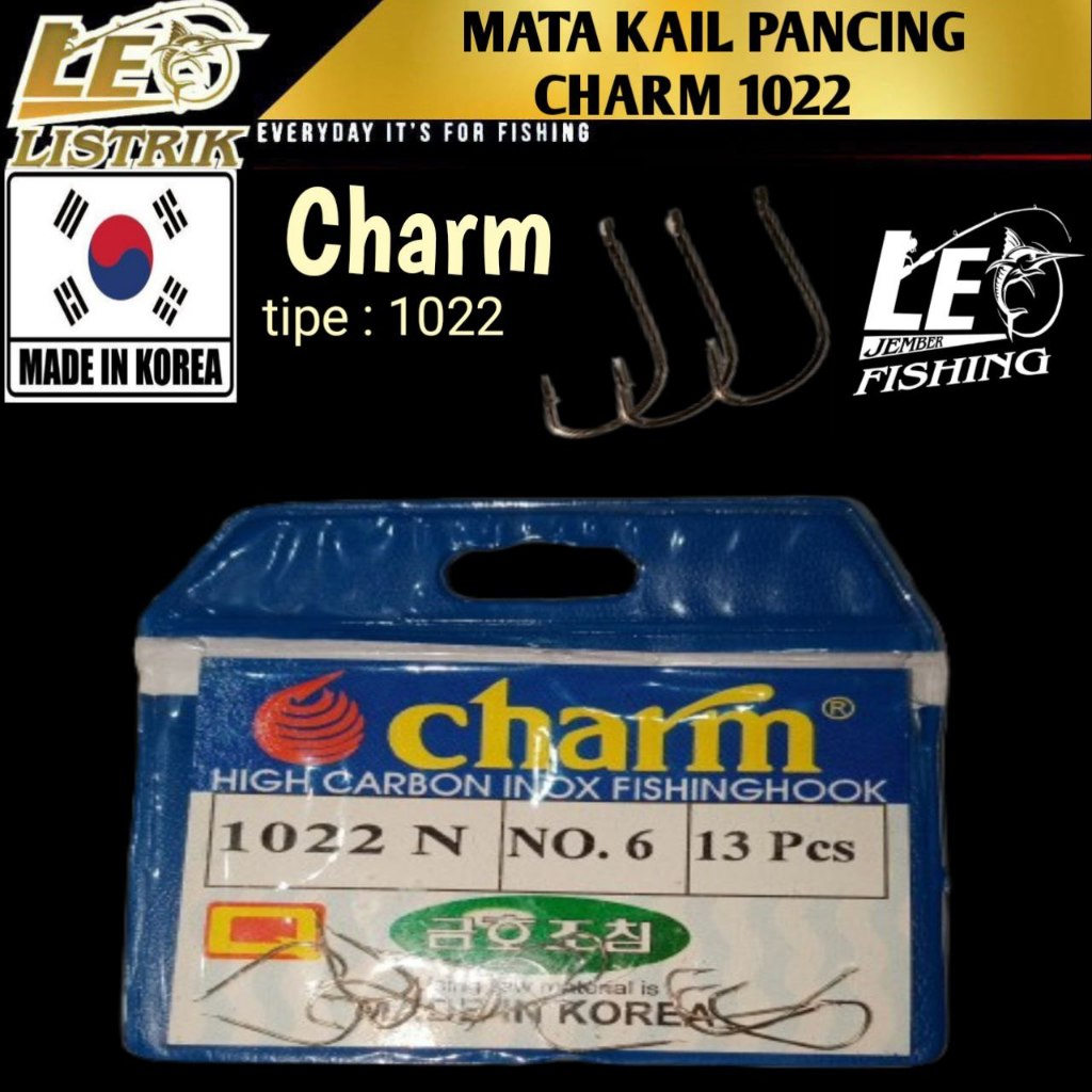 KAIL PANCING CHARM 1022 SODE TANPA LUBANG SIZE 0.3 0.5 0.8 1 2 3 4 5 6 7 8 9 10