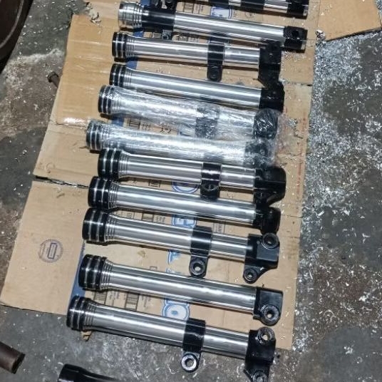 bottom shock depan mio bubut kinclong