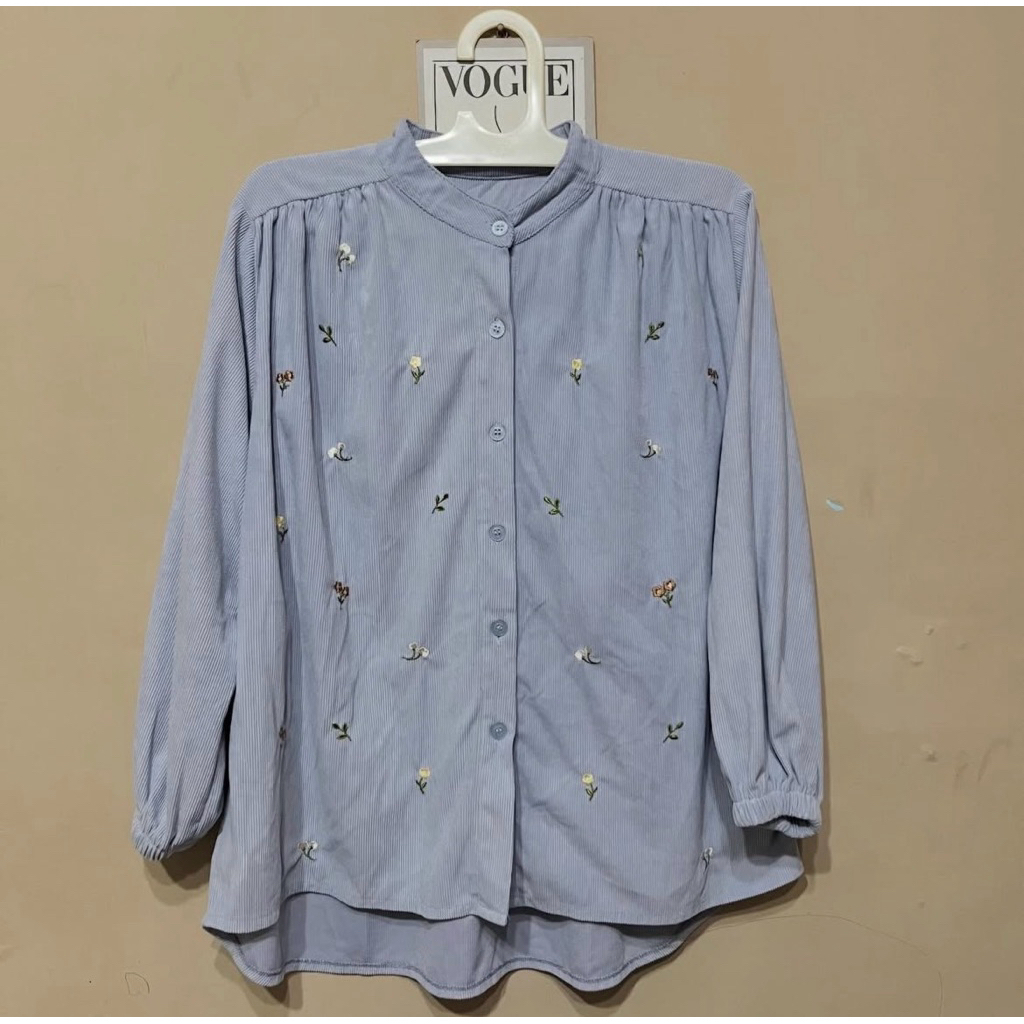 PRELOVED KEMEJA CORDUROY BORDIR