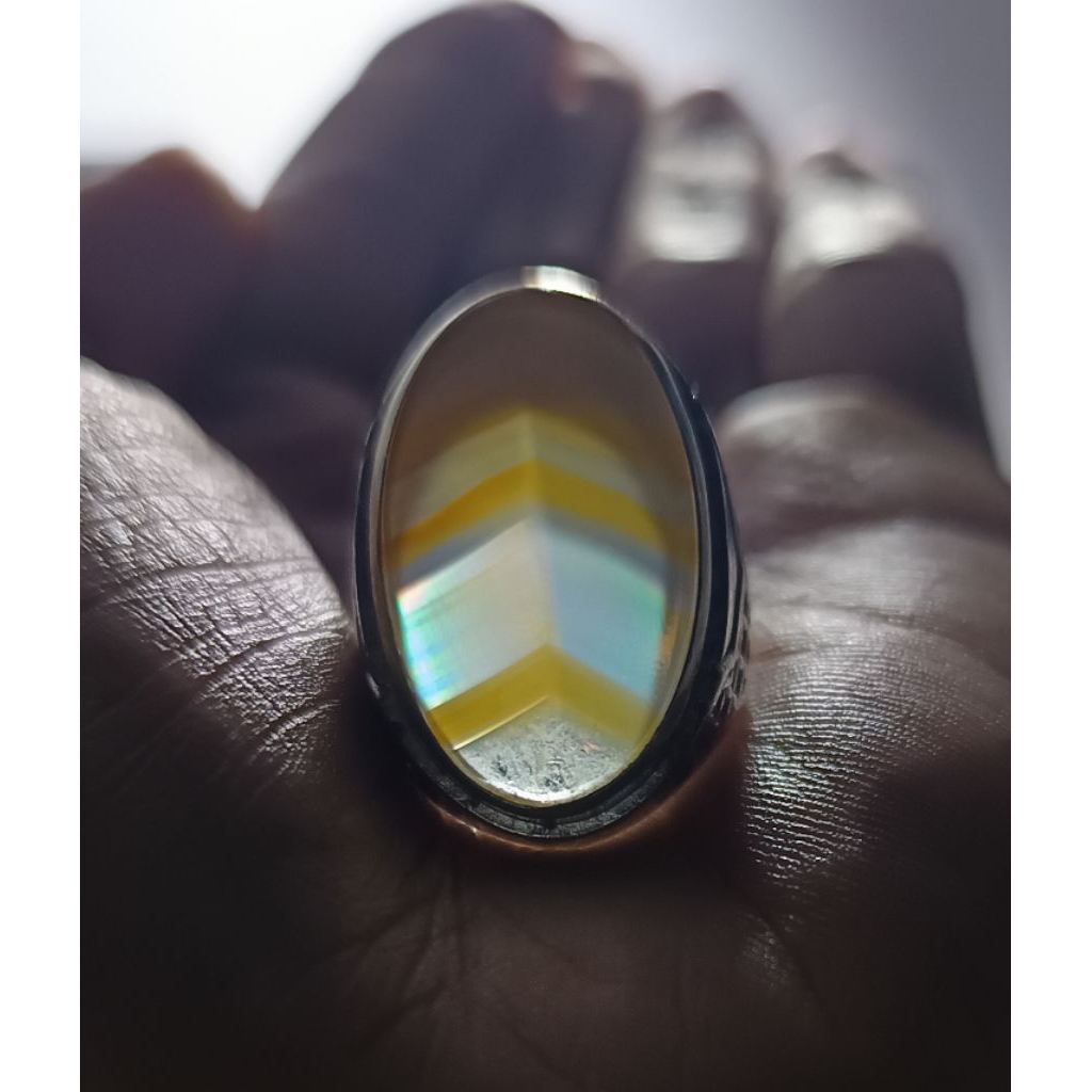 Cincin Akik Junder Pelangi