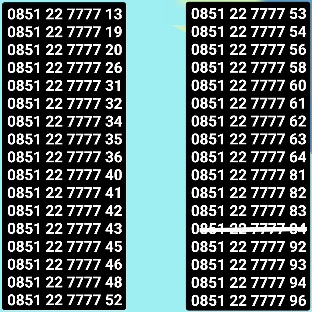 NOMOR CANTIK BYU by.U TELKOMSEL BYU B.YU BYU Seri kembar