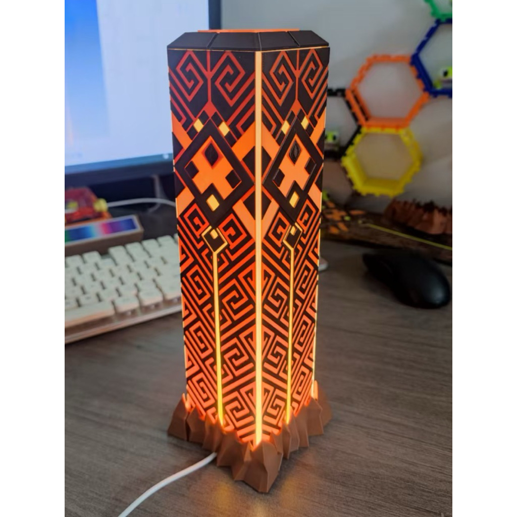 Genshin Impact - Lampu Hias Stone Stele Zhongli