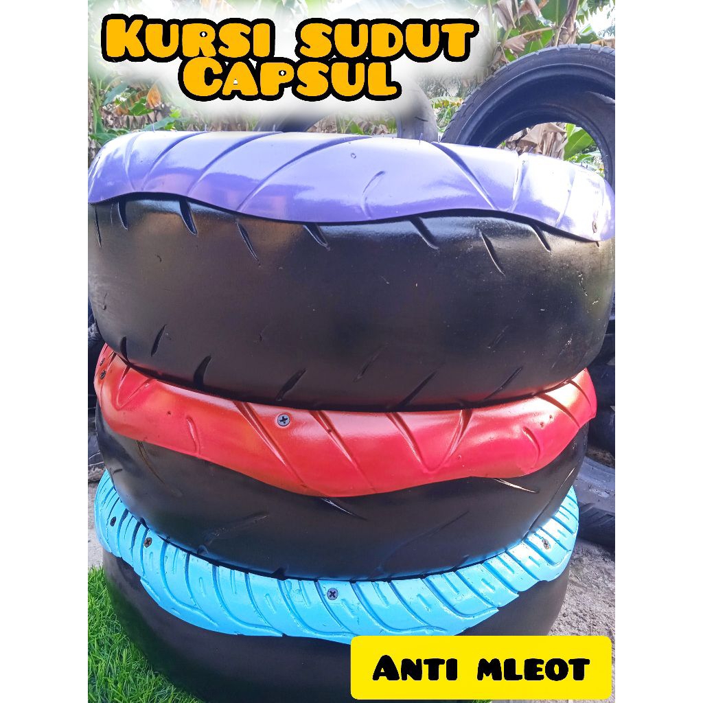 STOOL BULAT MOTIF  / KURSI BULAT / BANGKU BULAT KURSI STOOL /KURSI CAFE BAN