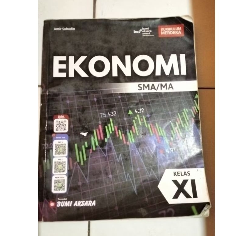BUKU EKONOMI BUMI AKSARA SMA KELAS 11 ( BEKAS )