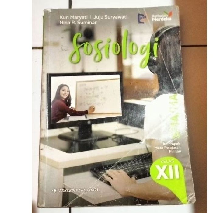 BUKU SOSIOLOGI ERLANGGA SMA KELAS 12 ( BEKAS )