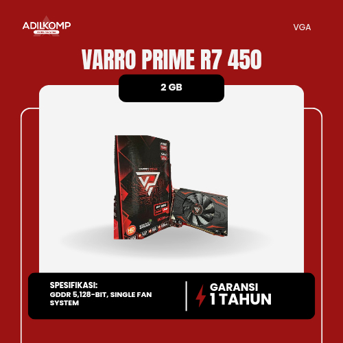 VGA VARRO PRIME R7 350 2GB DDR5