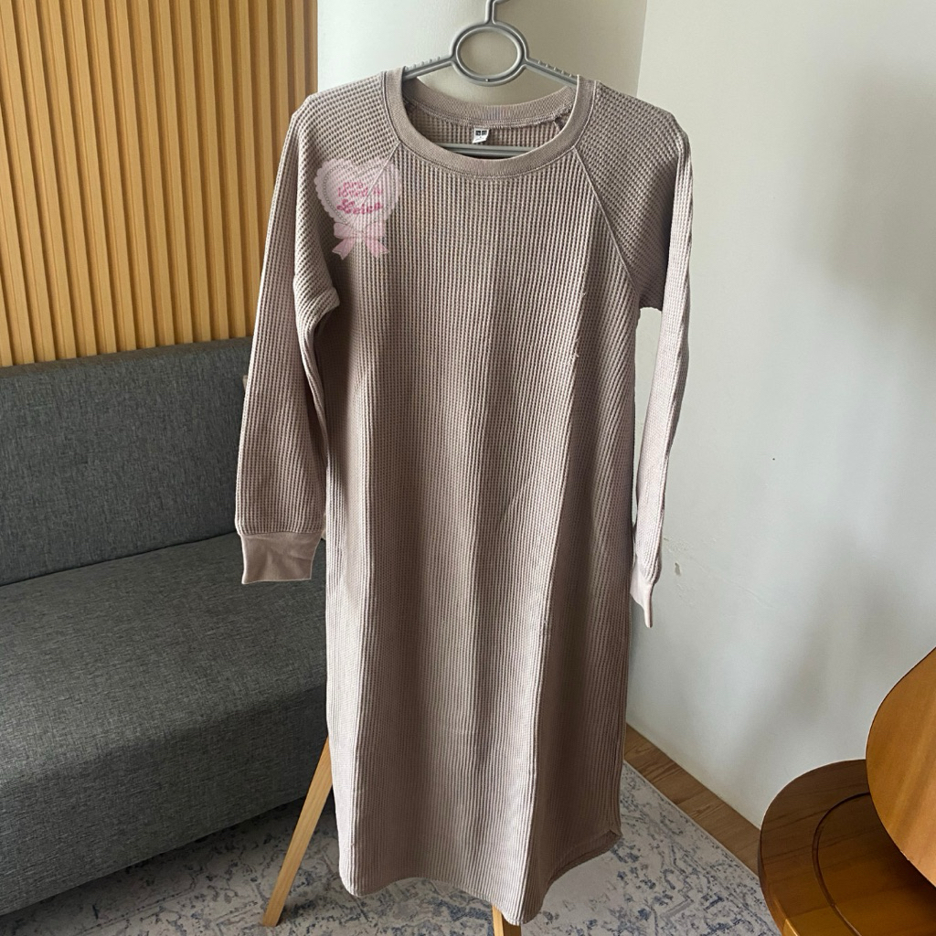 [PRELOVED] WAFFLE DRESS UNIQLO