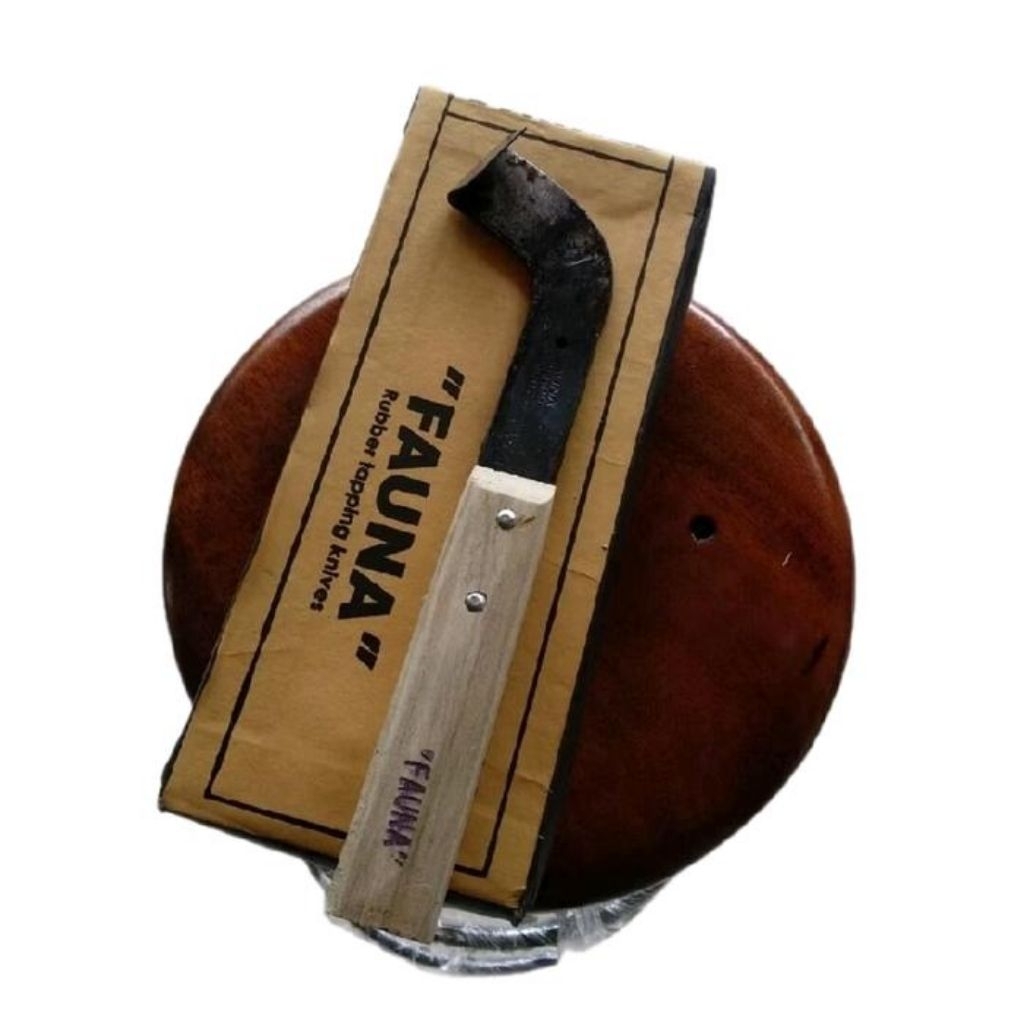 PISAU SADAP KARET FAUNA / PISAU SADAP POHON KARET Alat pengupas pohon karet