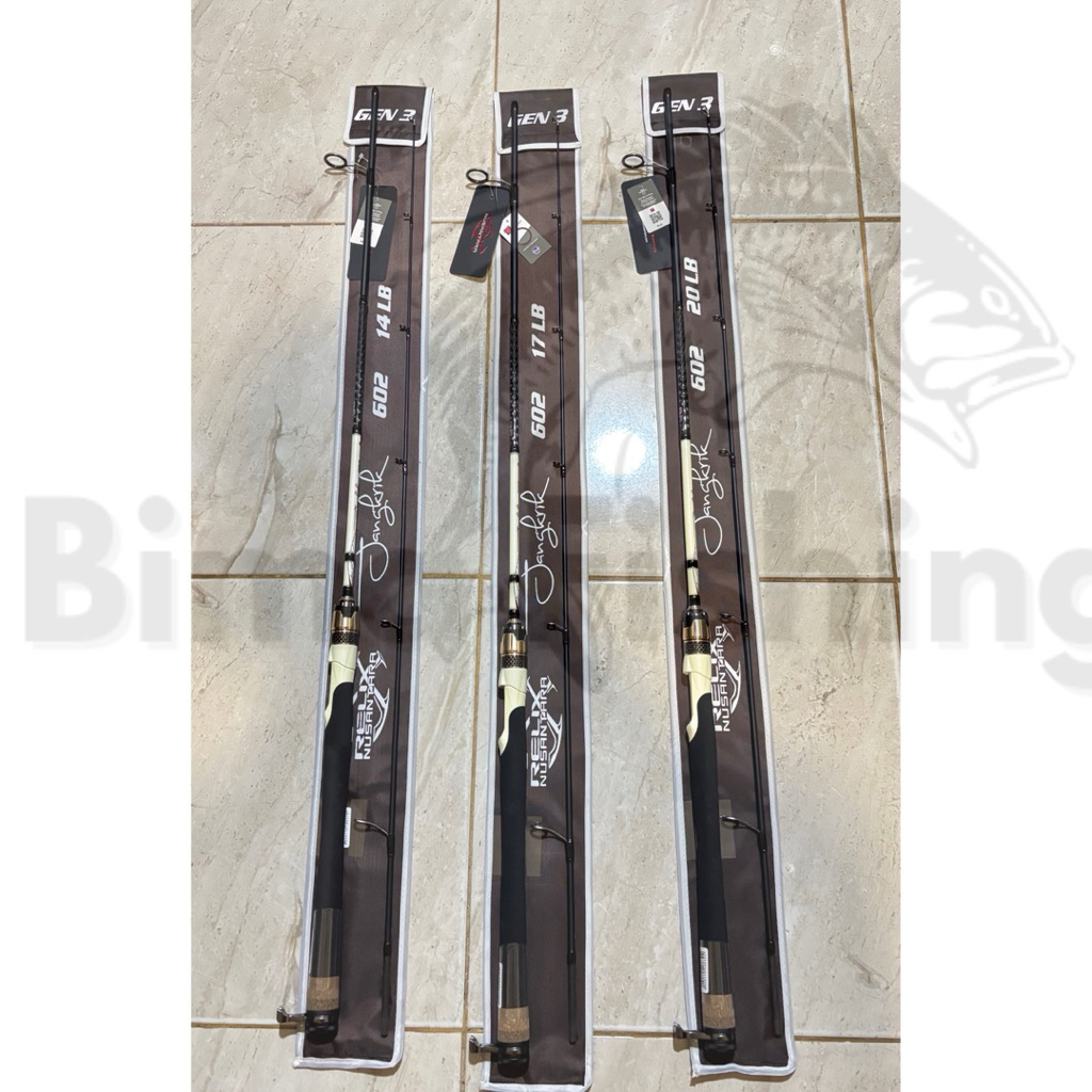 Joran Relix Nusantara JANGKRIK GEN 3 602 14LB • 17LB • 20LB Joran Relix Nusantara Spining