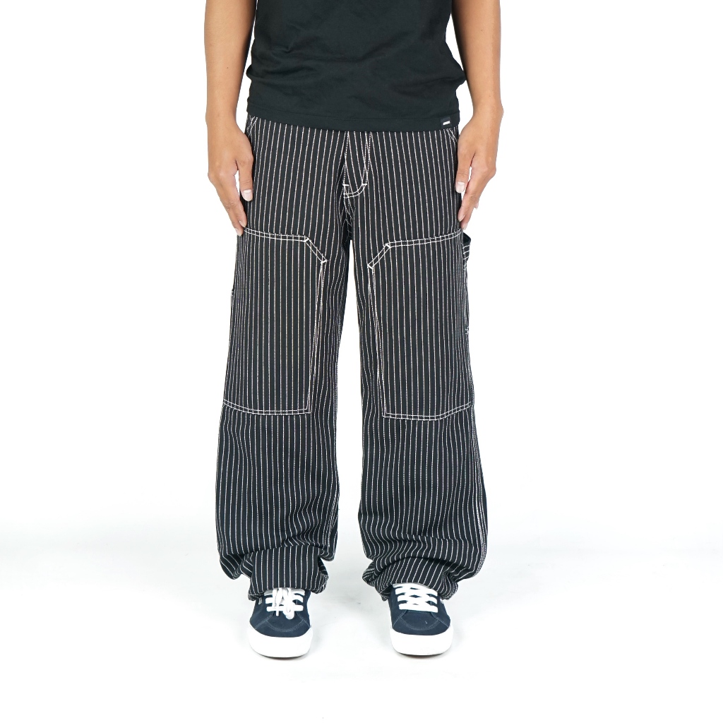 NEVERSUCK - WABASH CARPENTER PANTS - WABASH BLACK