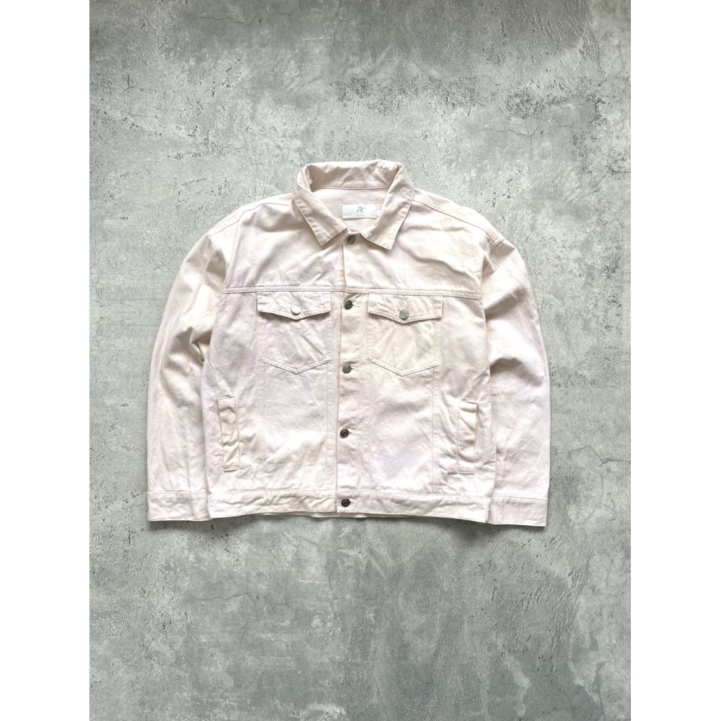 BOXY TRUCKER JACKET BY R STUDIO