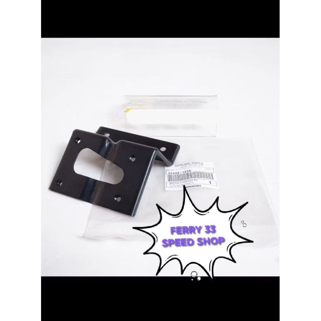 TERMURAH BREKET DUDUKAN SPAKBOR BELAKANG NINJA RR 150 OLD ORIGINAL 32065-1336