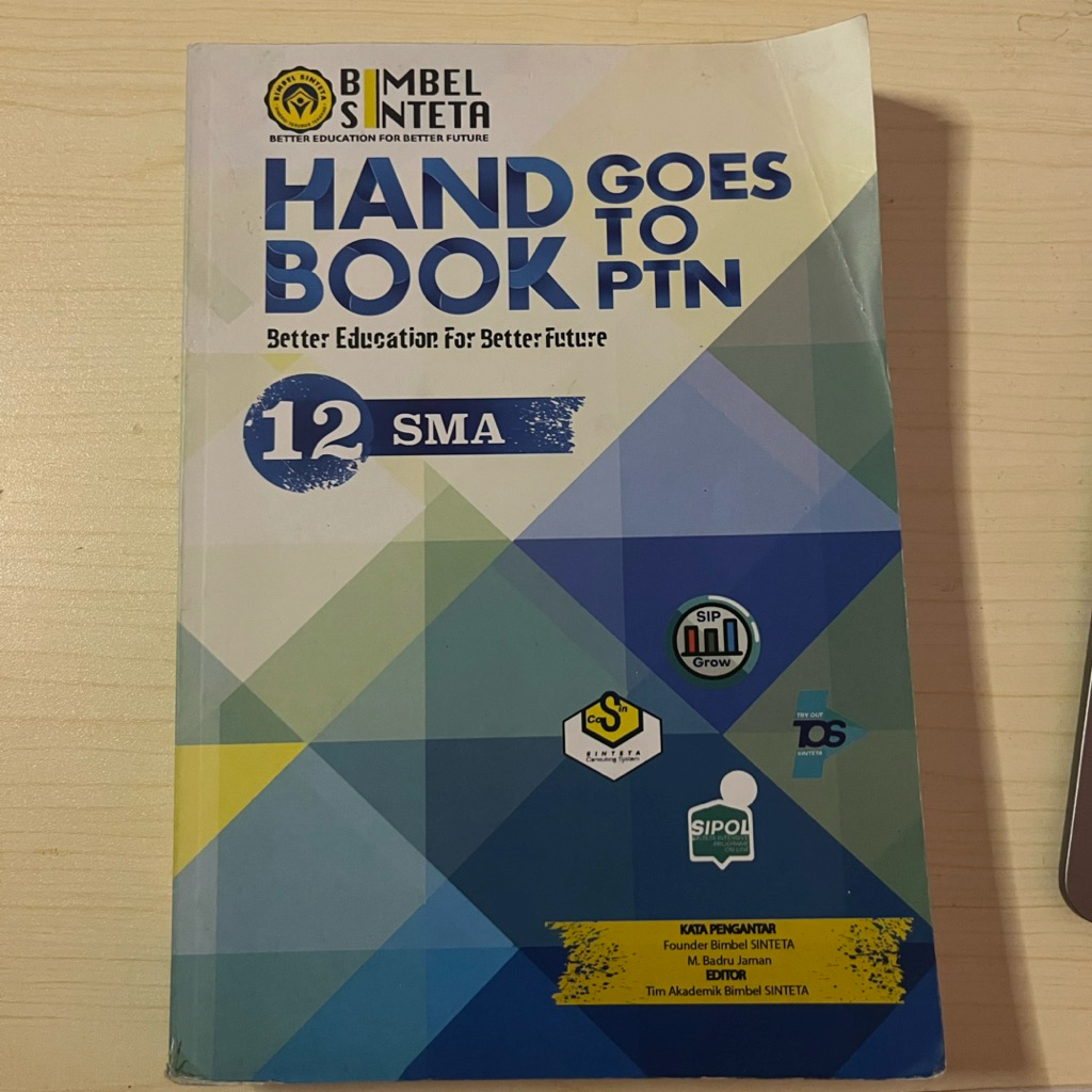 preloved handbook bimbel sinteta buku utbk persiapan ptn