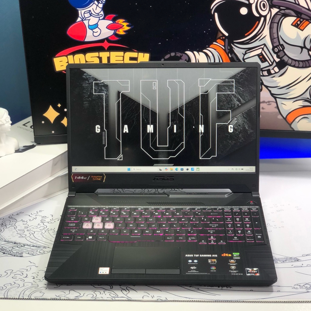LAPTOP ASUS TUF Gaming A15 FA506NF AMD RYZEN 5-7535HS NVIDIA RTX 3050 4GB RAM 16GB SSD 512GB 15,6"in