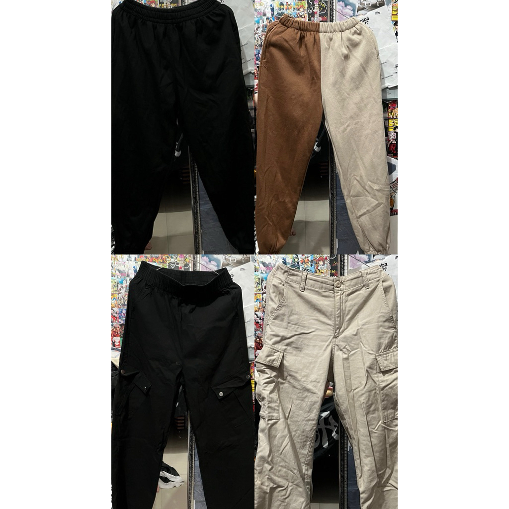 preloved celana ( sweatpants & cargo pants )