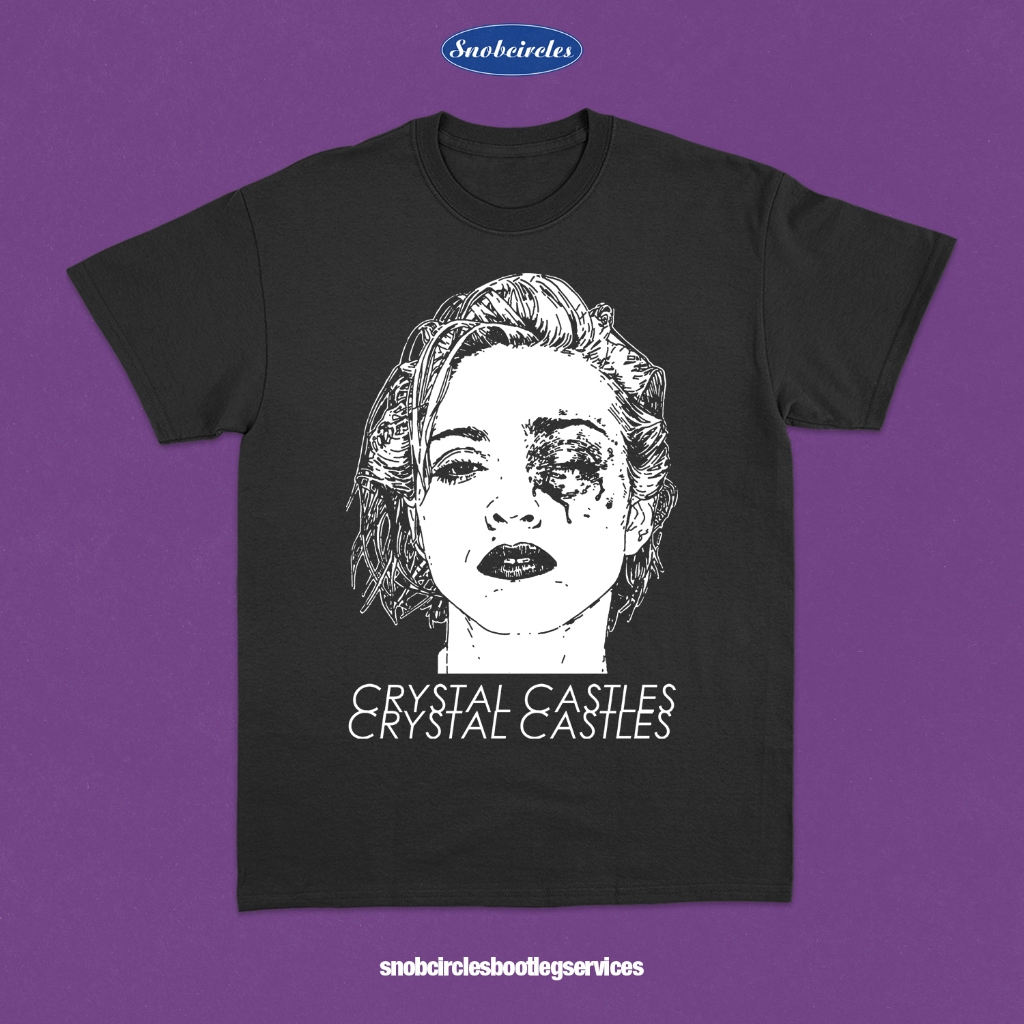 Kaos Band CRYSTAL CASTLES - MADONNA Heavyweight 16s Plastisol ink