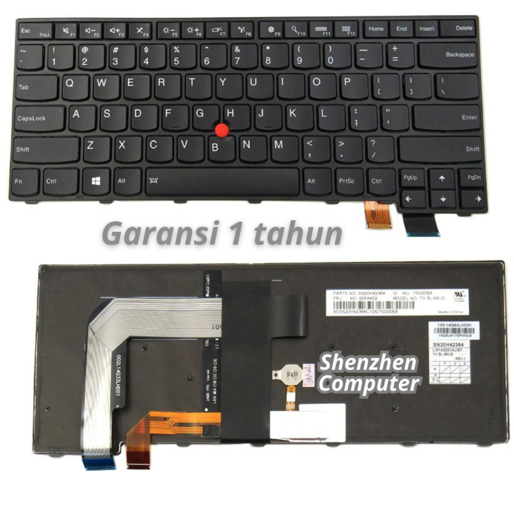 Keyboard Lenovo T470S, Keyboard Laptop Lenovo T470S, Keyboard Lenovo Thinkpad T460, Keyboard laptop 
