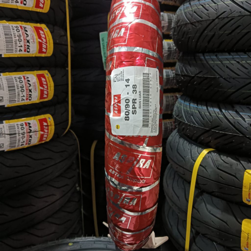 ban 80/90-14 non tubeless matic aspira