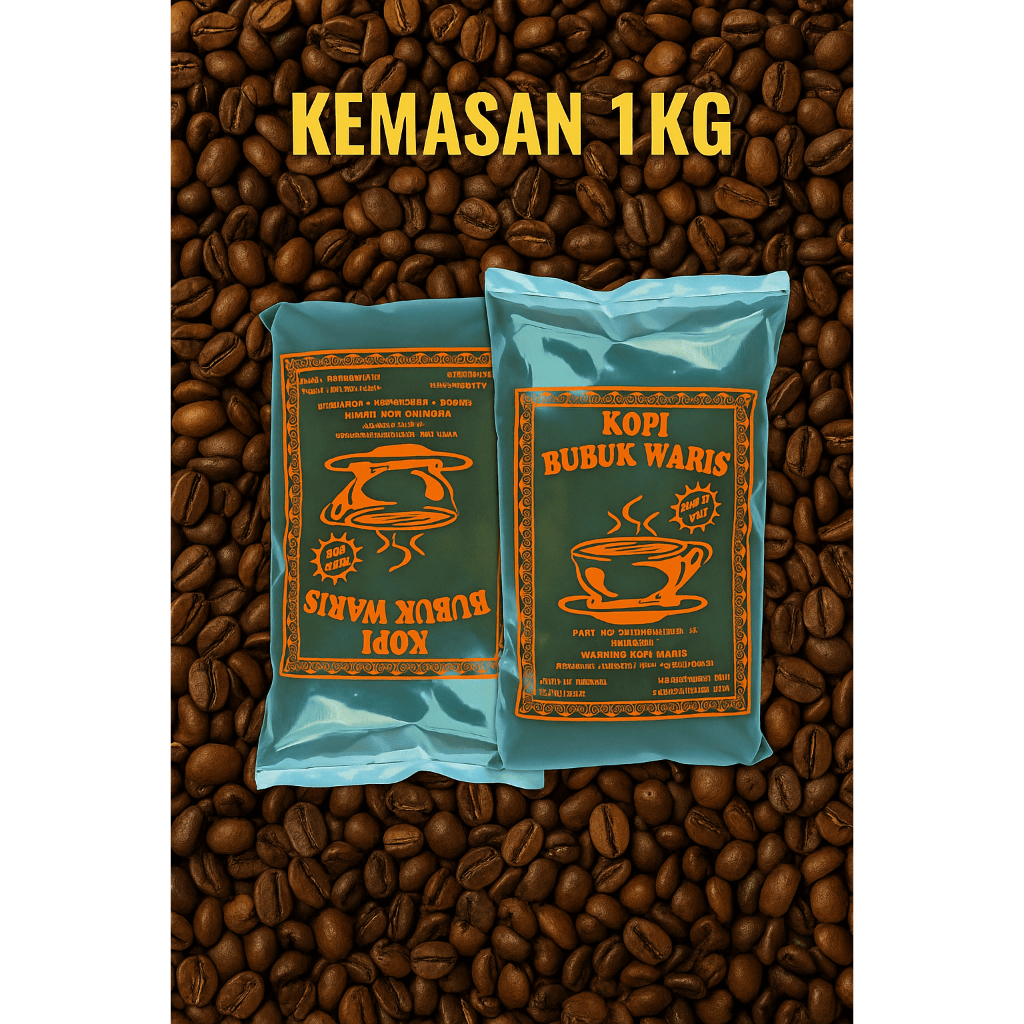 Kopi Ijo Waris Tulungagung Kemasan 1kg/Kopi Bubuk Ijo Waris/Kopi Bubuk Robusta/Kopi Bubuk Ijo Waris 