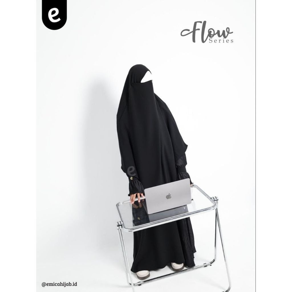 Abaya Gamis Flow Series by Emica Hijab