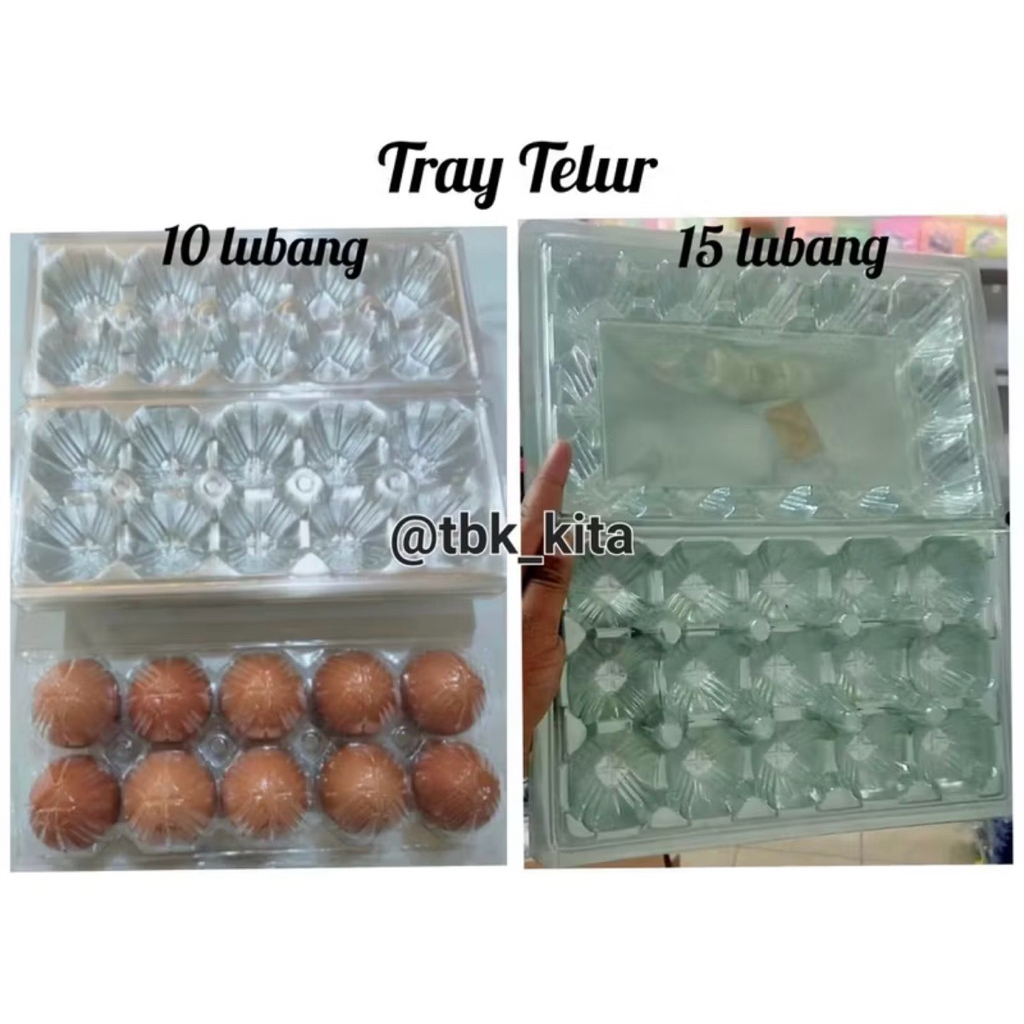 Tray Telur isi 15lubang / Mika Telor isi 15 lubang