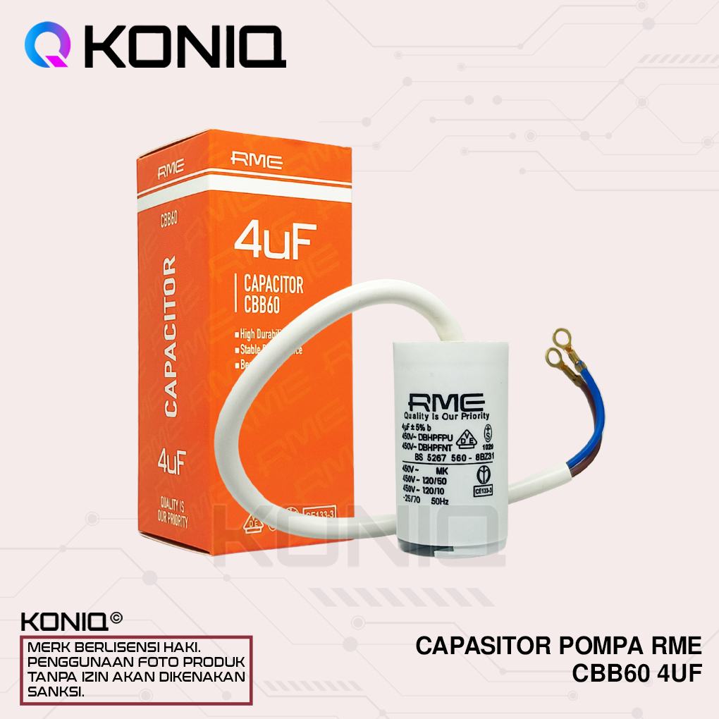 CAPASITOR POMPA AIR RME CBB60 4UF